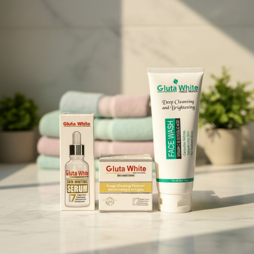 2in1 Deal Gluta Facewash 100ml & Gluta Serum 30ml – Skin Brightening