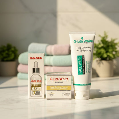 2in1 Deal Gluta Facewash 100ml & Gluta Serum 30ml – Skin Brightening