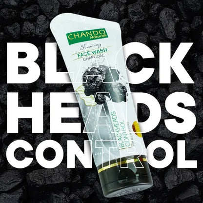 CHANDO Naturals Foaming Face Wash Charcoal – Deep Cleansing & Blackhead Contro