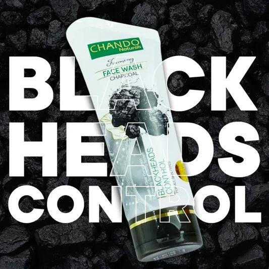 CHANDO Naturals Foaming Face Wash Charcoal – Deep Cleansing & Blackhead Contro
