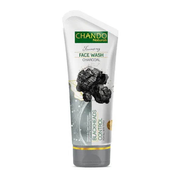 CHANDO Naturals Foaming Face Wash Charcoal – Deep Cleansing & Blackhead Contro - Glowndeals