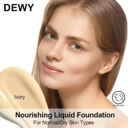 Fv Foundation, Oil Absorb Ivory Liquid Foundation 30g - Glowndeals