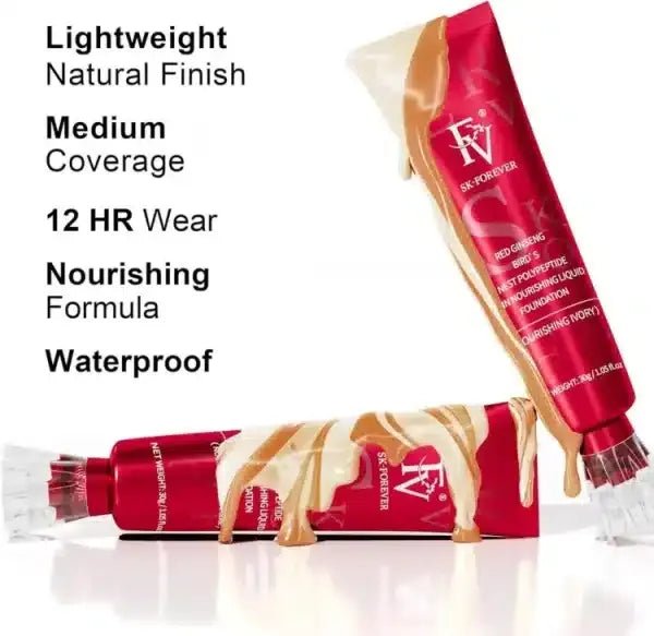 Fv Foundation, Oil Absorb Ivory Liquid Foundation 30g - Glowndeals