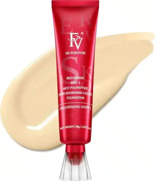 Fv Foundation, Oil Absorb Ivory Liquid Foundation 30g - Glowndeals