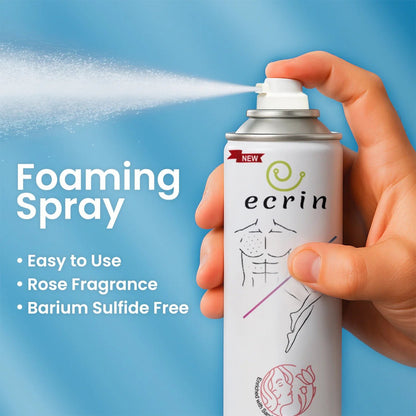 New Ecrin Hair Removal Foaming Spray - Advance Formula with Refreshing Fragrance (200ml) - Glowndeals