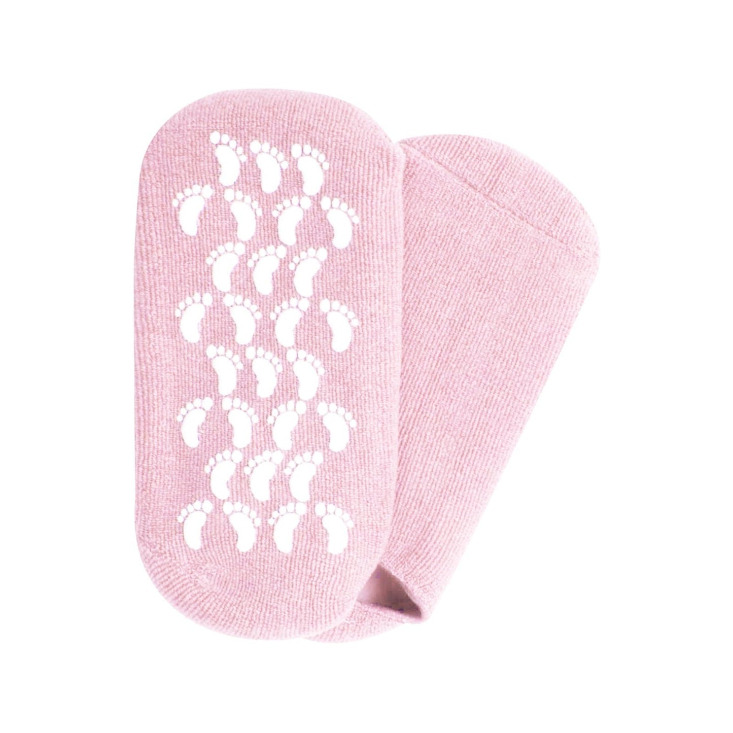 Reusable Silicone Spa Gel Socks For Dry Feet And Cracked Heel Treatment - Glowndeals