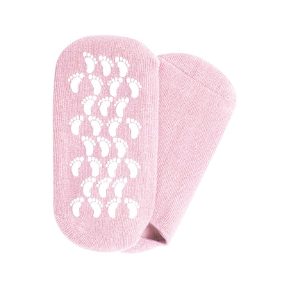 Reusable Silicone Spa Gel Socks For Dry Feet And Cracked Heel Treatment - Glowndeals