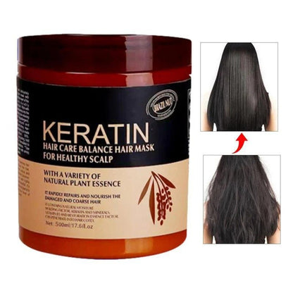 Sealed Packed | Keratin Hair Mask | Healthy Hair 500ml - Glowndeals