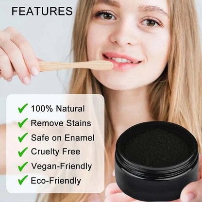 Teeth Whitening Charcoal Powder (Organic) Charcoal (30G) - Glowndeals