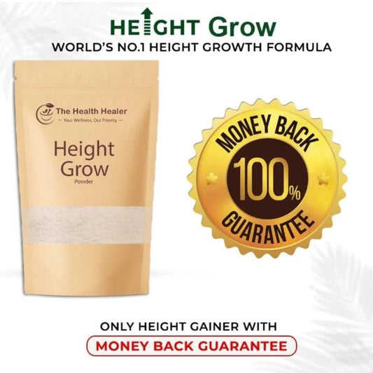The Health Healer Height Grow Powder – 100% Natural Height Increase Supplement (100 Grams) 💯 چھوٹا قد، بڑی رکاوٹ؟ توڑیں وہ رکاوٹ - Glowndeals